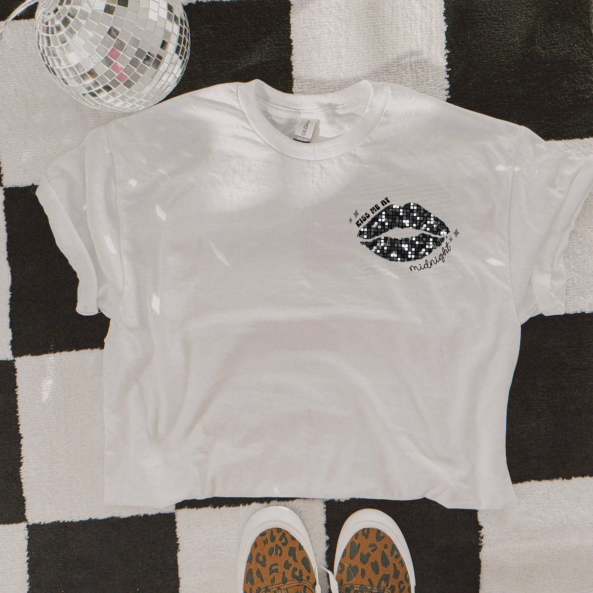 New Year Same Hot Mess Disco Font Pocket Print 116947 DTF Transfer