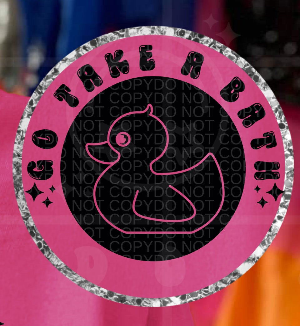 No one is jealous of you go take a bath POCKET (HW) DTF transfer