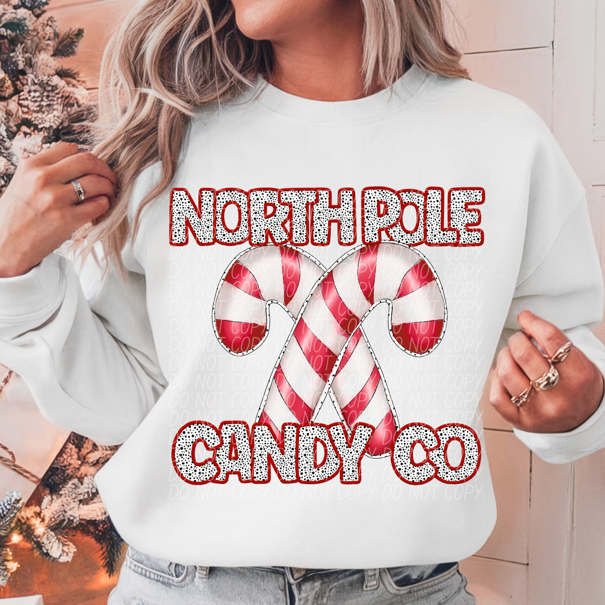 North Pole Candy Co 66771 DTF transfer