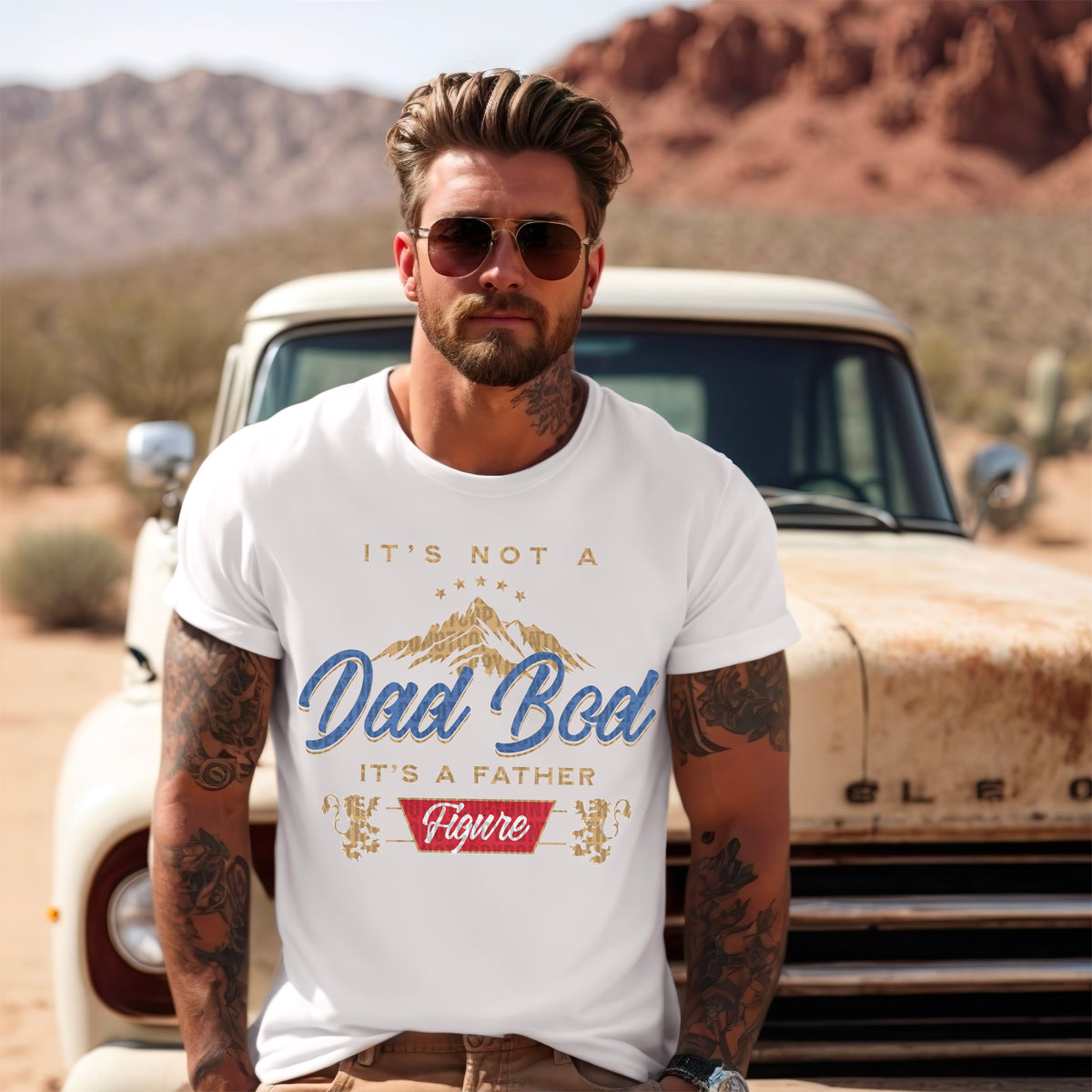 It's Not A Bad Bod It's A Father Figure 104369 DTF transfer