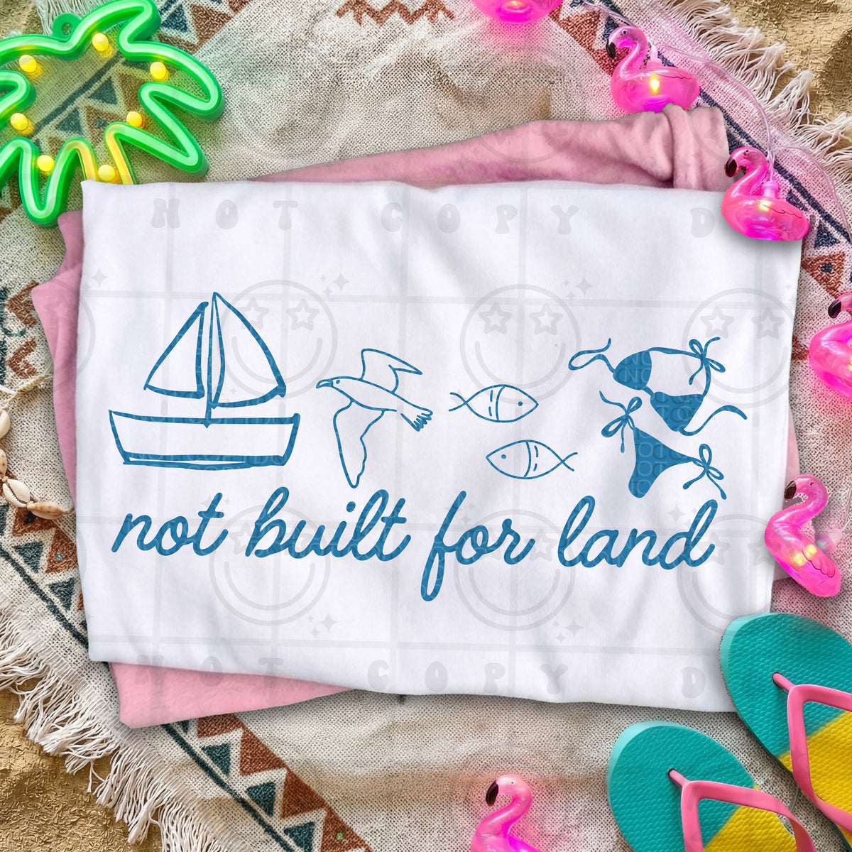 Not built for land BLUE (HW) DTF Transfer
