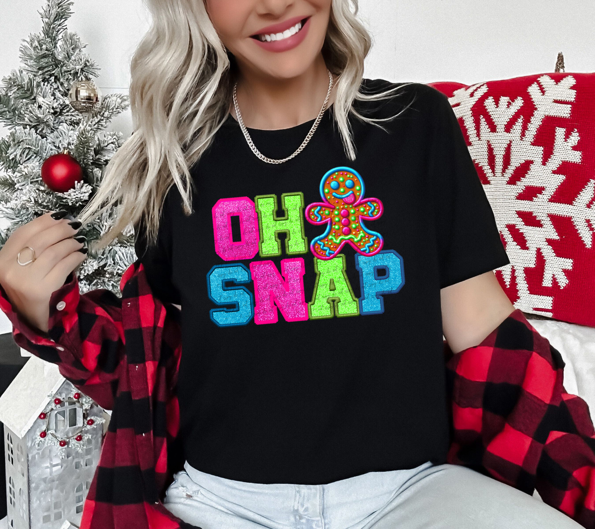 Oh Gingerbread Snap 42834 DTF transfer