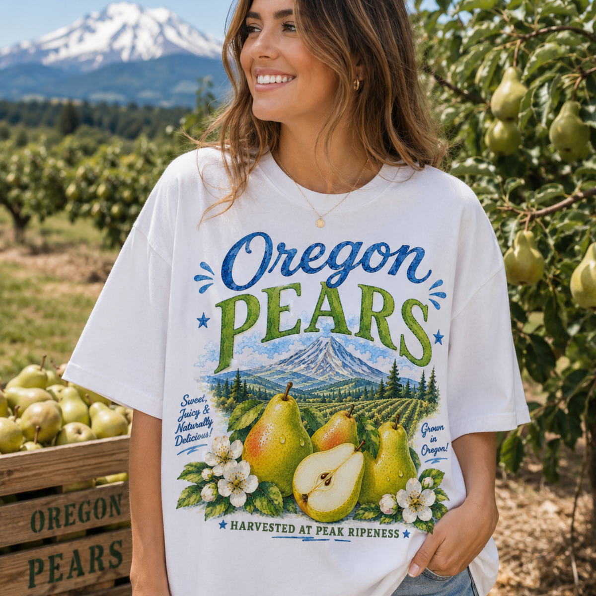Oregon pears (Parker) DTF Transfer