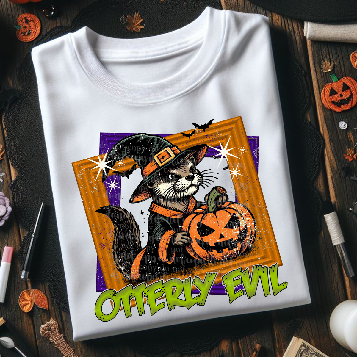 otterly evil DTF transfer