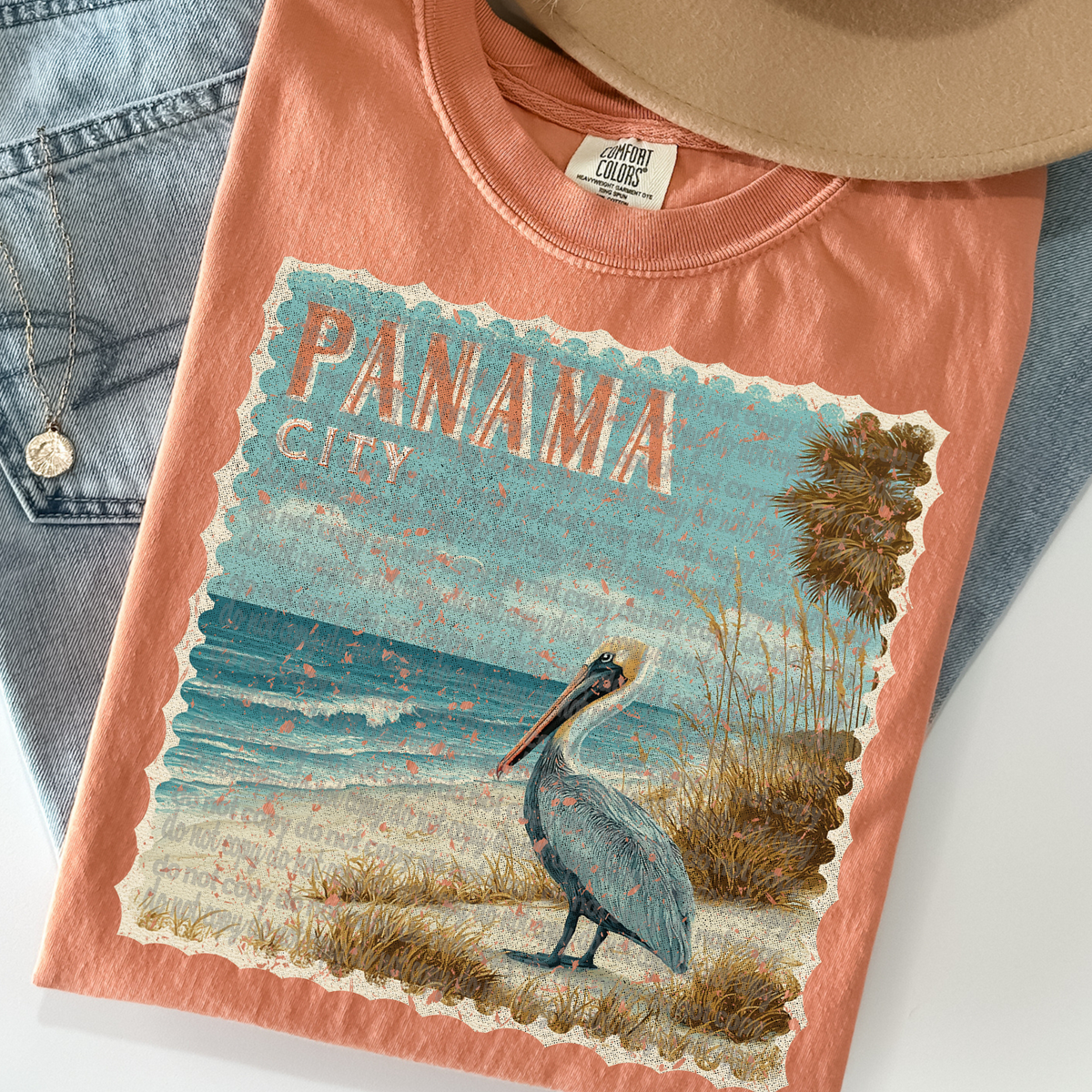 Panama City Stamp (TTD) 102309 DTF transfer