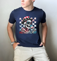 Patriotic AF Skellie Popsicle Checker 74800 DTF Transfer