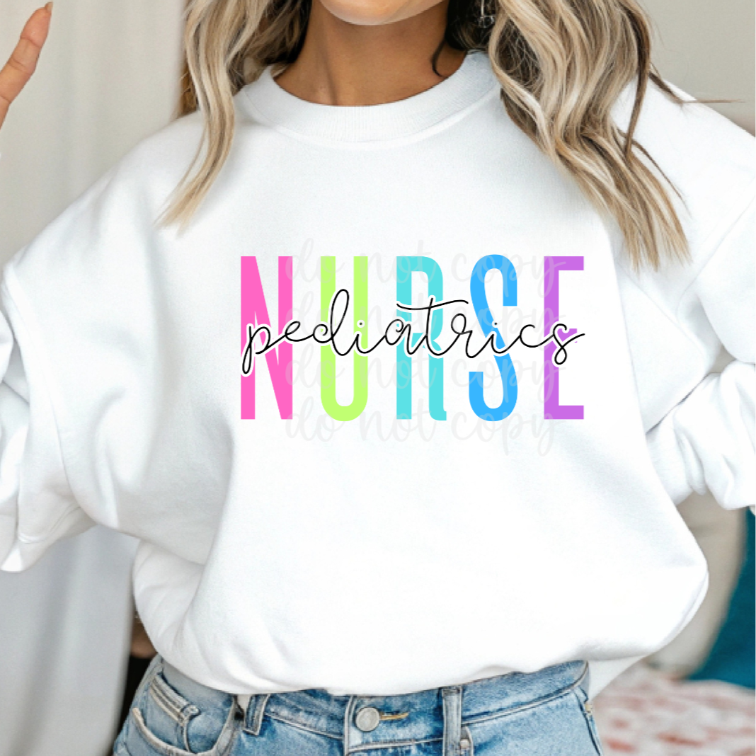 Nurse Pediatrics (PARKER) 101802 DTF transfer