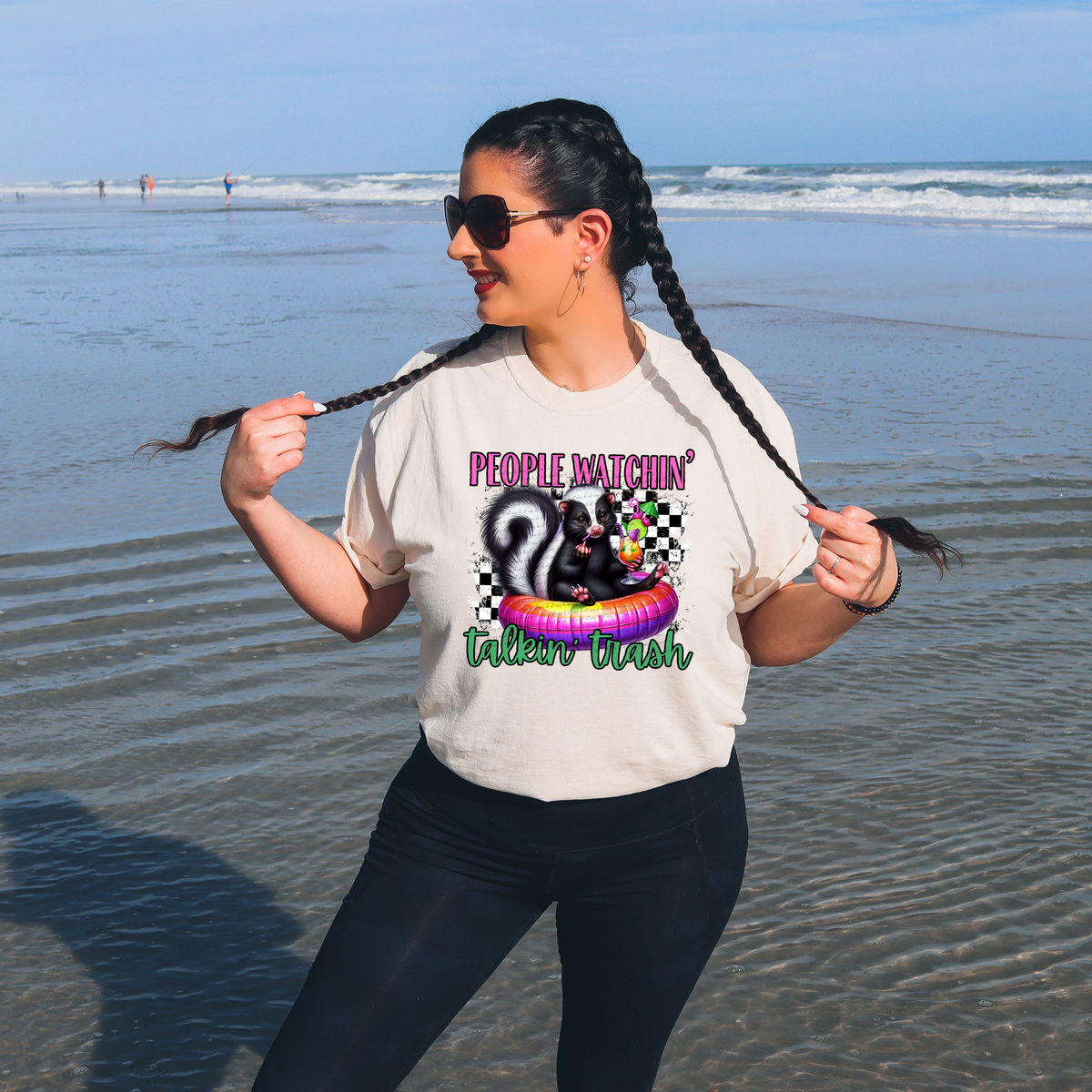 People Watchin' Talkin' Trash 42210 DTF transfer