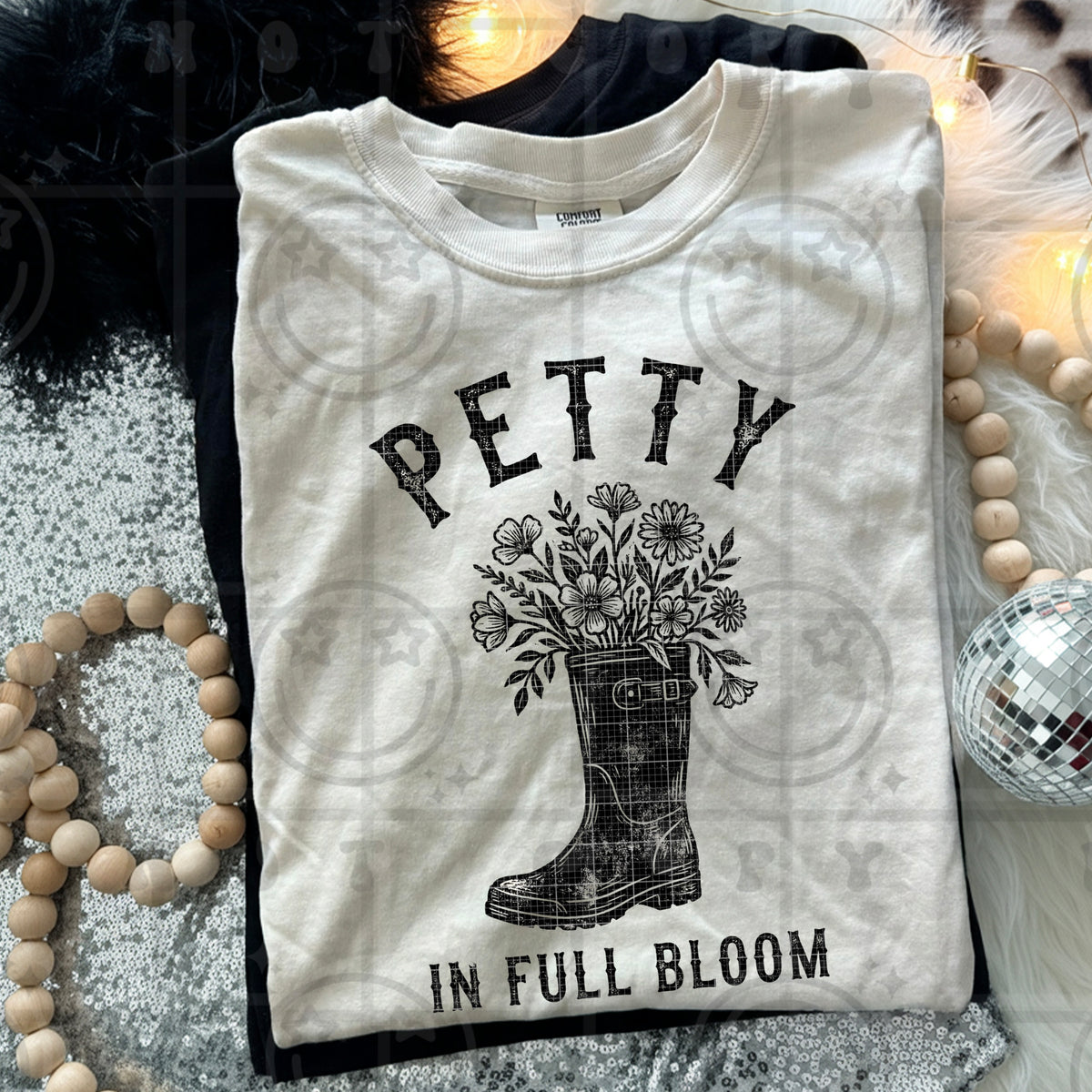 Petty in full bloom boot (HW) DTF Transfer