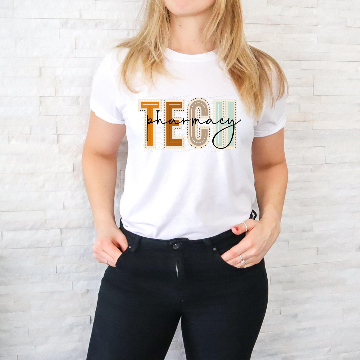 Tech Pharmacy Pastel Font 116958 DTF Transfer