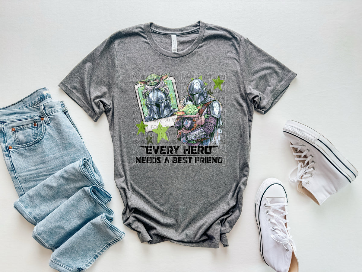 Every hero needs a best friend polaroids (SSD) DTF Transfer
