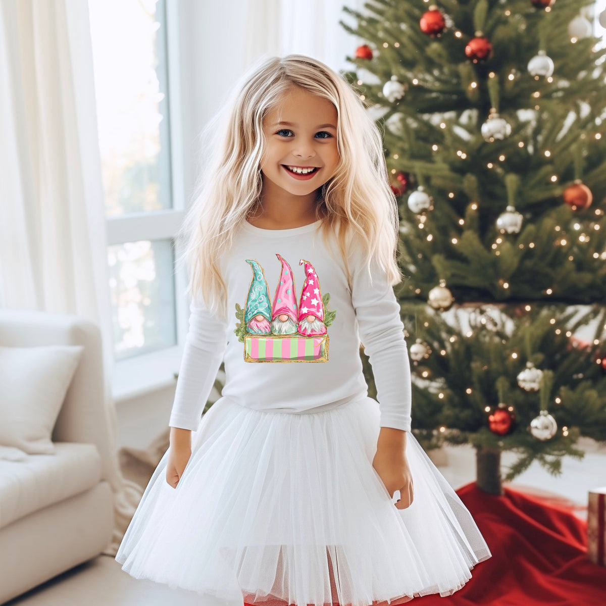 Striped Gnomes (SSD) DTF Transfer