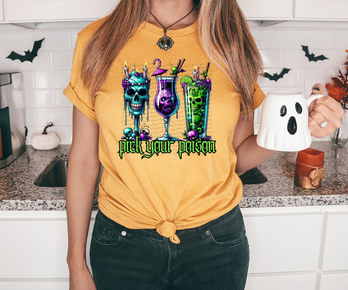 Pick Your Poison (Skull) 42212 DTF transfer