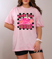 Pink Out Aggies Checkered Background 61246 DTF transfer