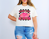 Pink Out Air Assaults Checkered Background 61247 DTF transfer