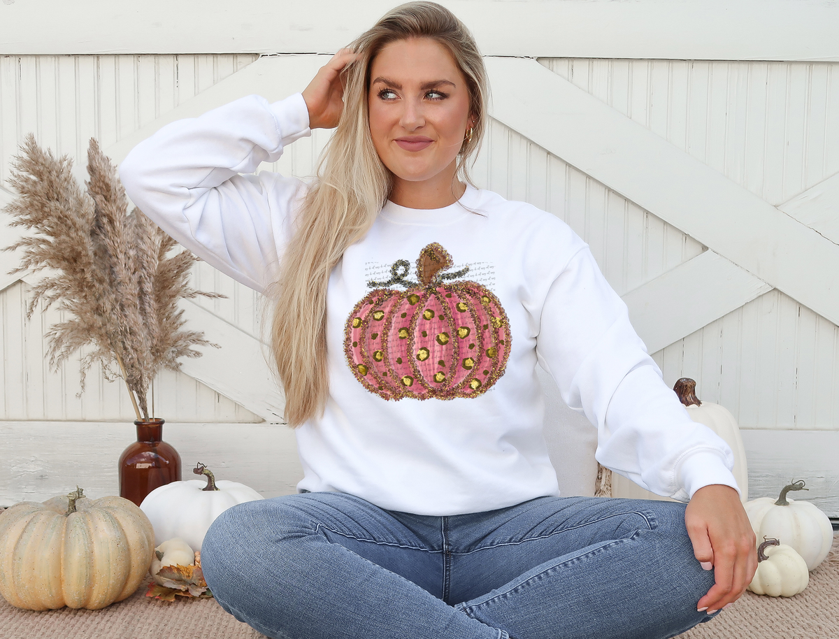 Pink Pumpkin Leopard 42610 DTF transfer