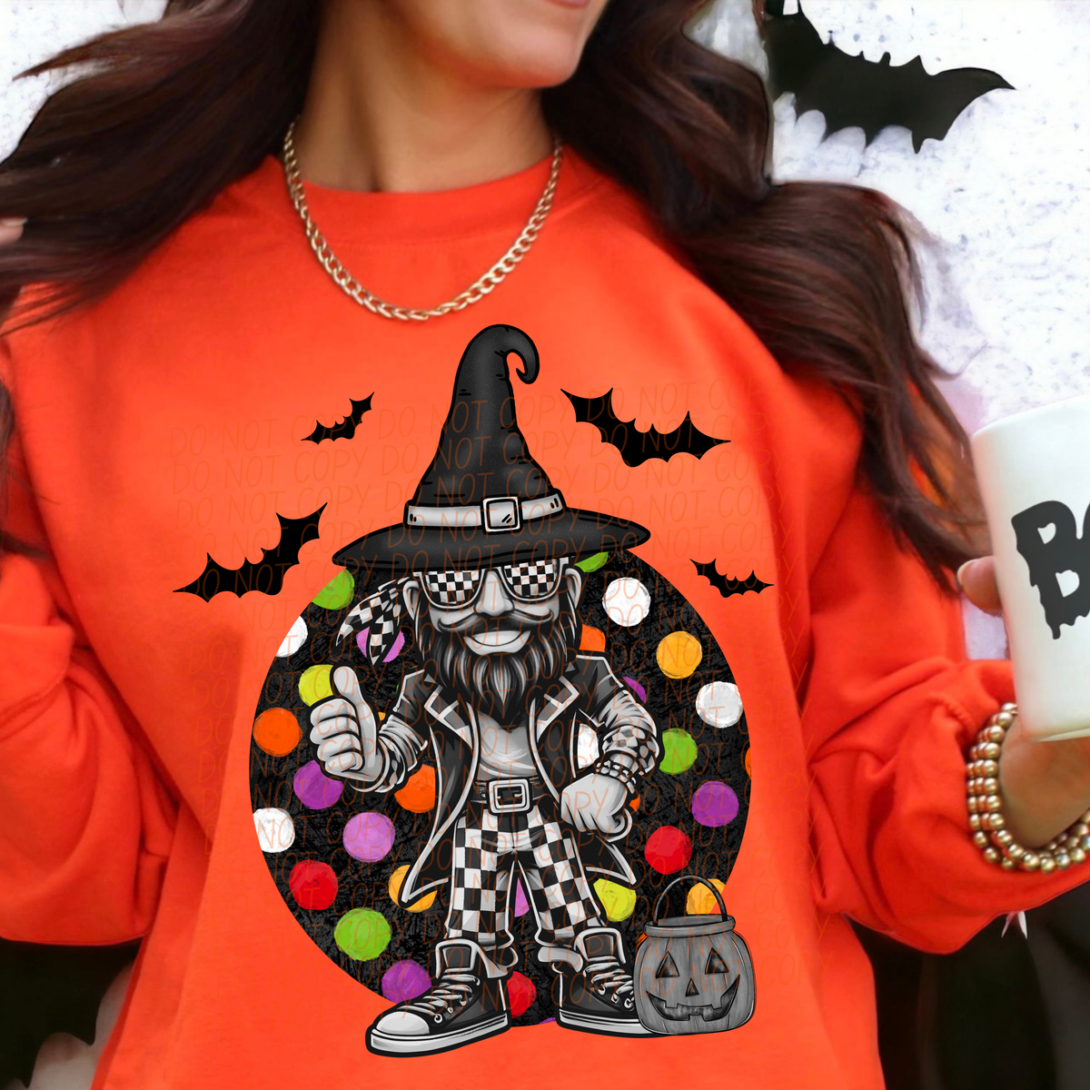 Pirate Checkered Polka 59762 DTF Transfer