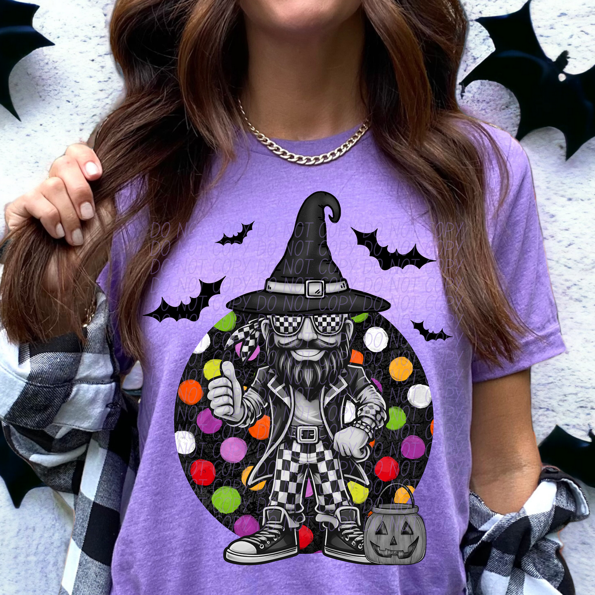 Pirate Checkered Polka 59762 DTF Transfer