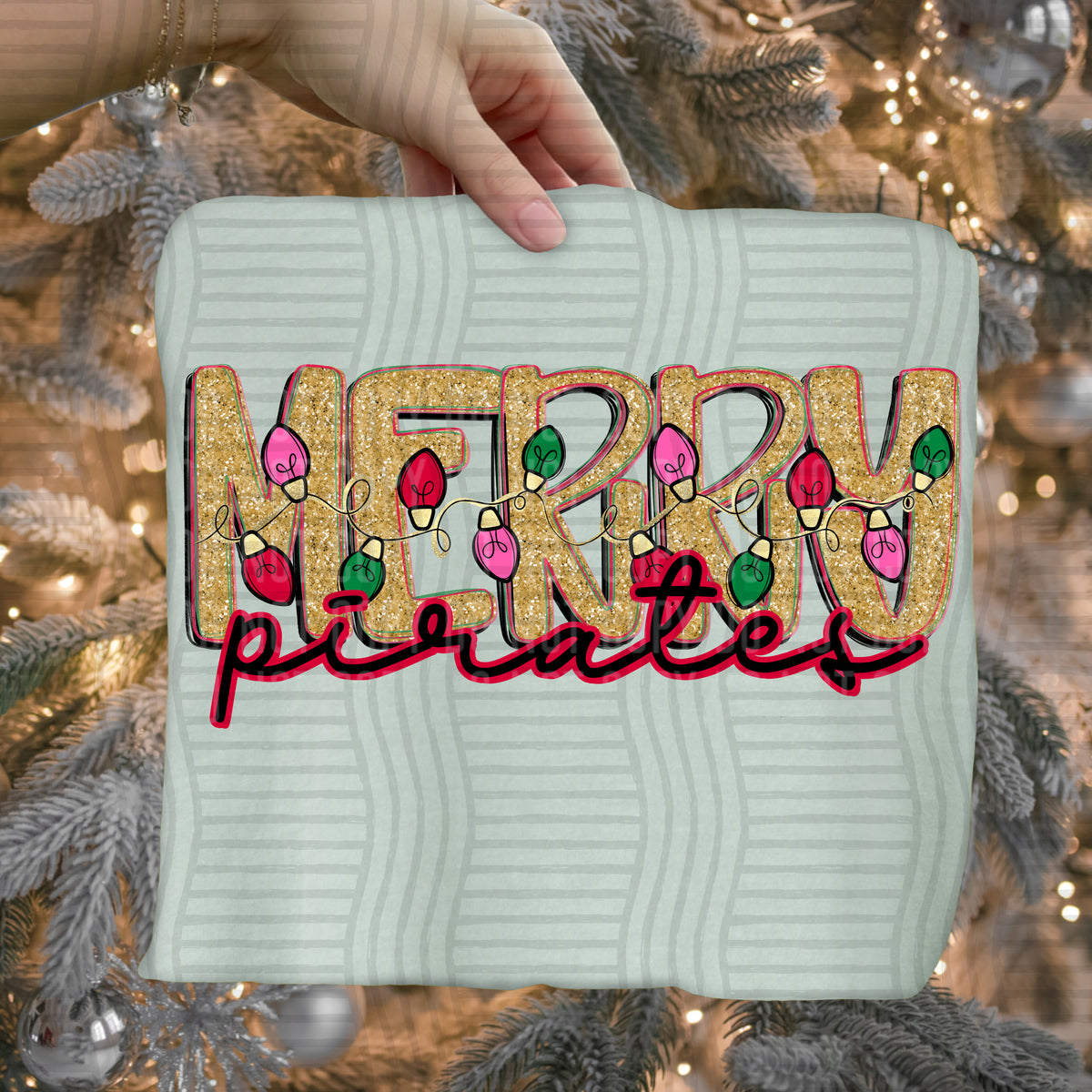 pirates merry with lights (caplinger) DTF Transfer