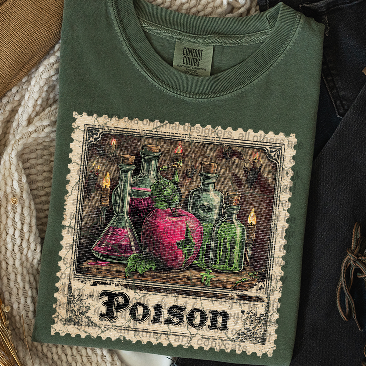 Poison stamp (TTD) 109402 DTF transfer