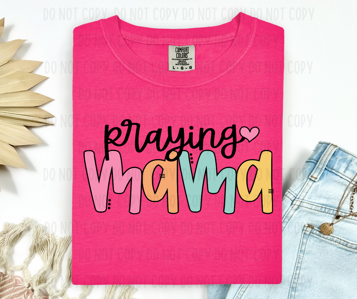 Praying mama (canvista) DTF transfer