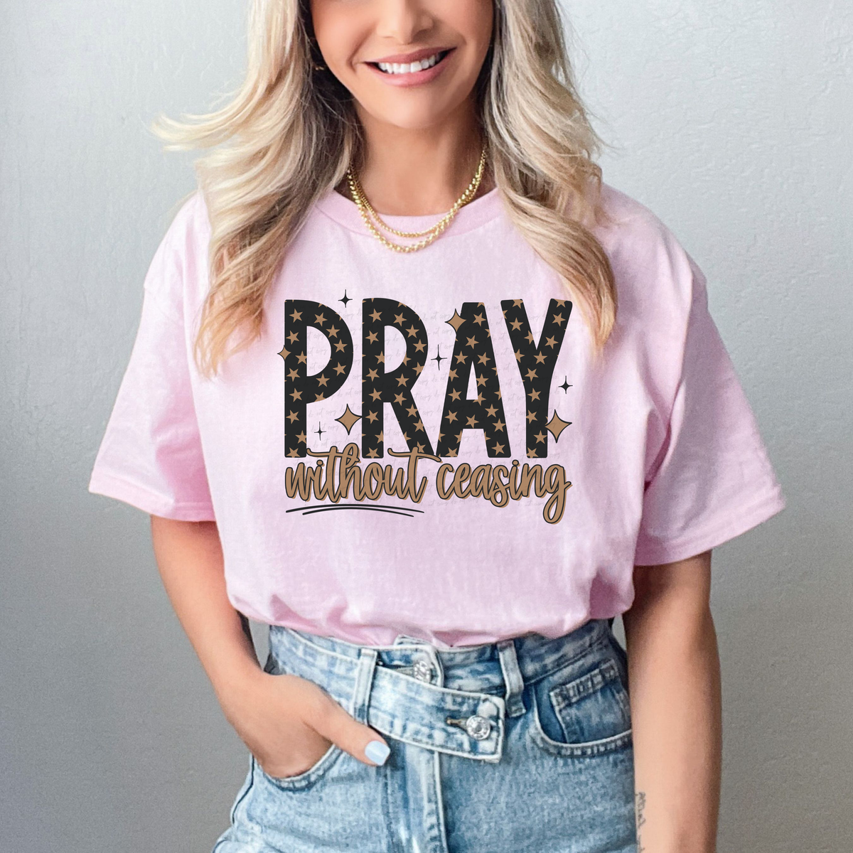 Pray Without Ceasing 108821 DTF transfer