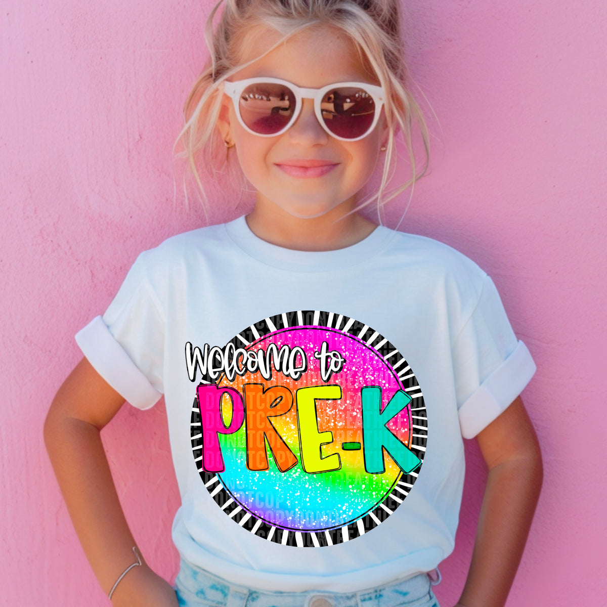 Welcome To Pre K - Girl 104551 DTF transfer