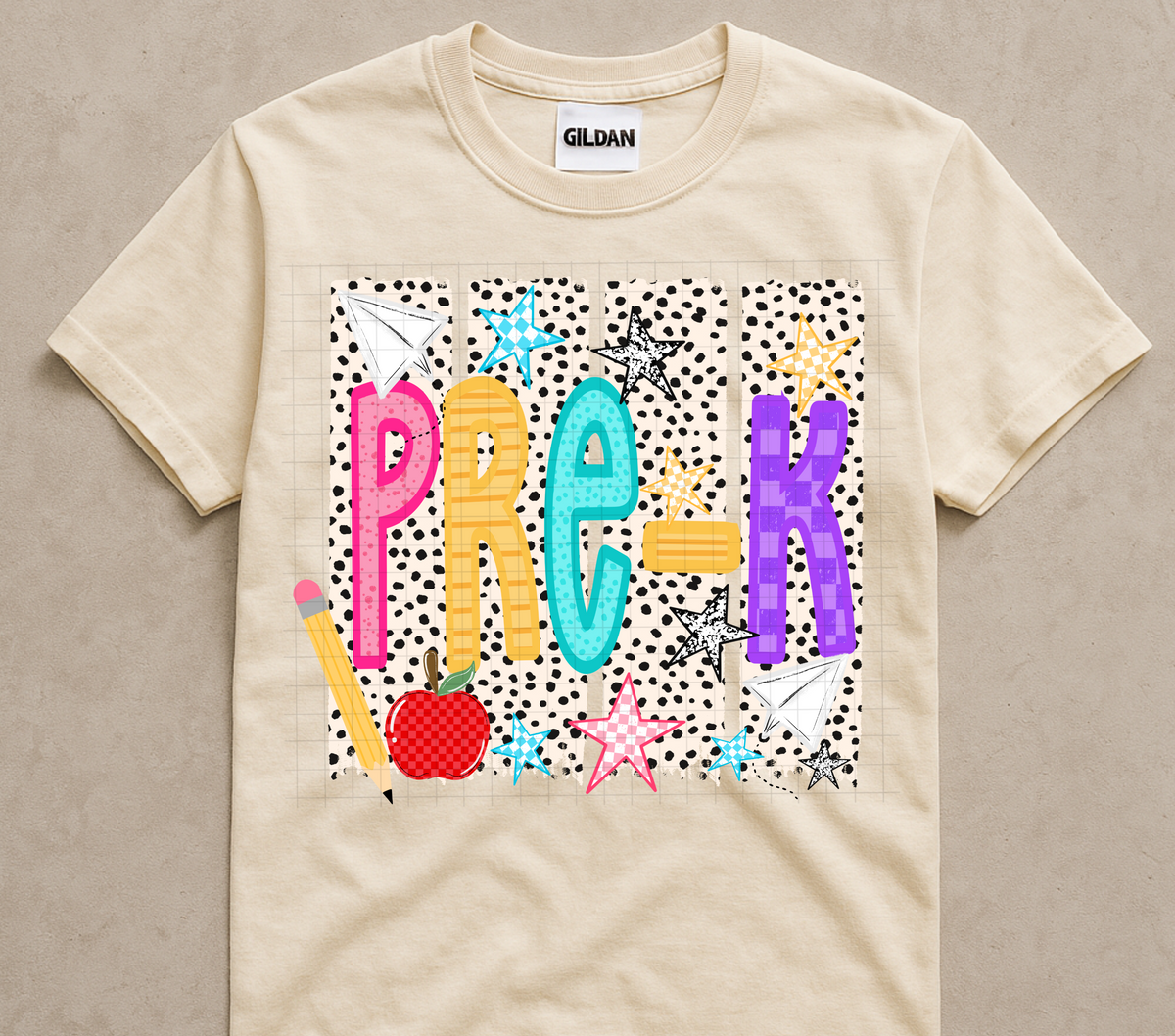 Pre-K dalmatian stripes (Linda) DTF Transfer