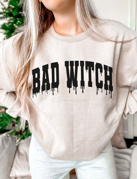 Bad witch dripping black DTF TRANSFER