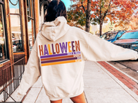 Halloween purple retro DTF TRANSFER