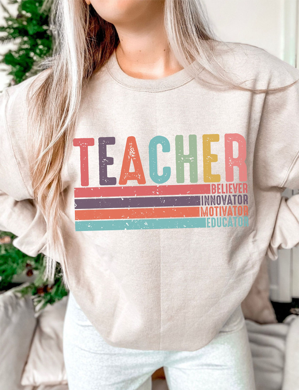Teacher grunge 109710 DTF transfer