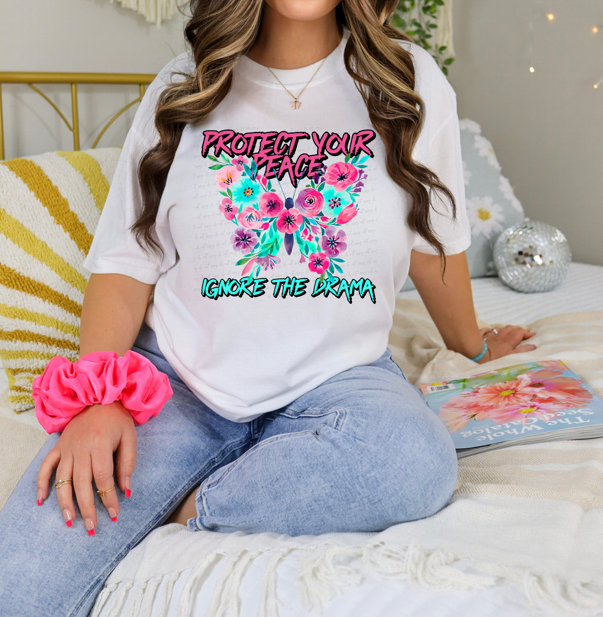 Protect Your Peace Ignore The Drama 117896 DTF transfer