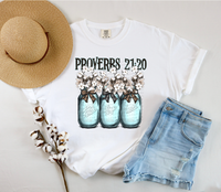 Proverbs 21:20 Faith Hope Love 74623 DTF Transfer