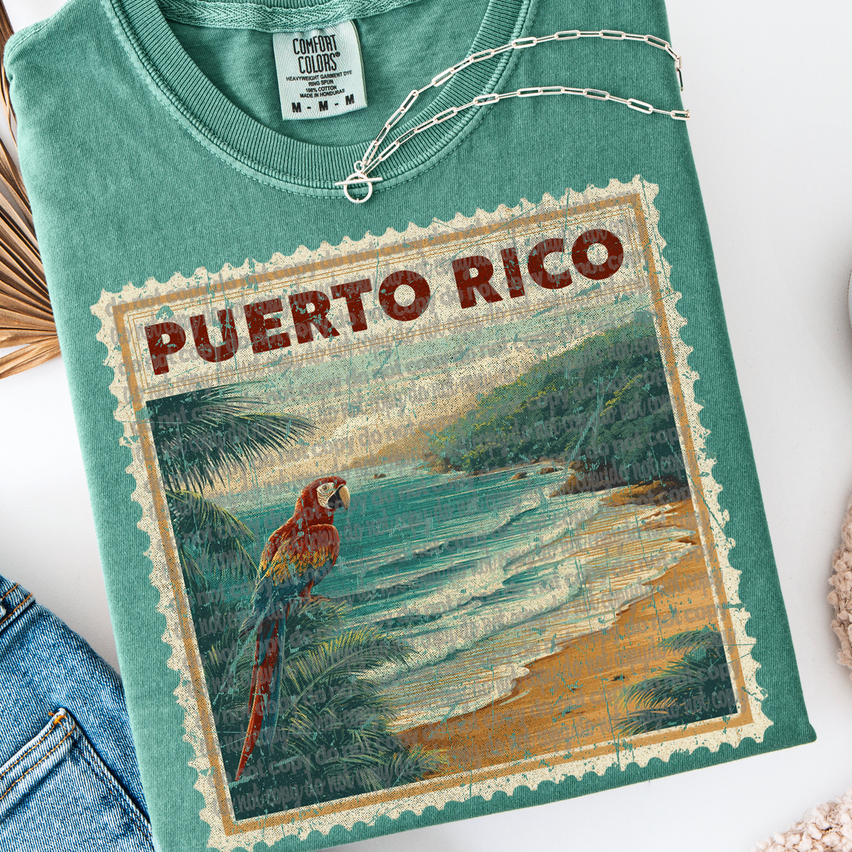 Puerto Rico Stamp (TTD) 102310 DTF transfer