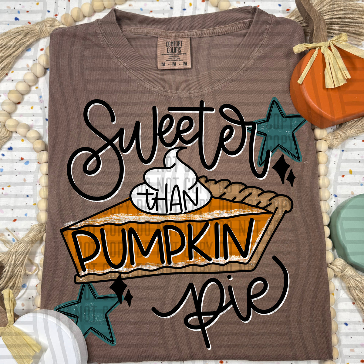 Sweater than pumpkin pie (Caplinger) DTF transfer