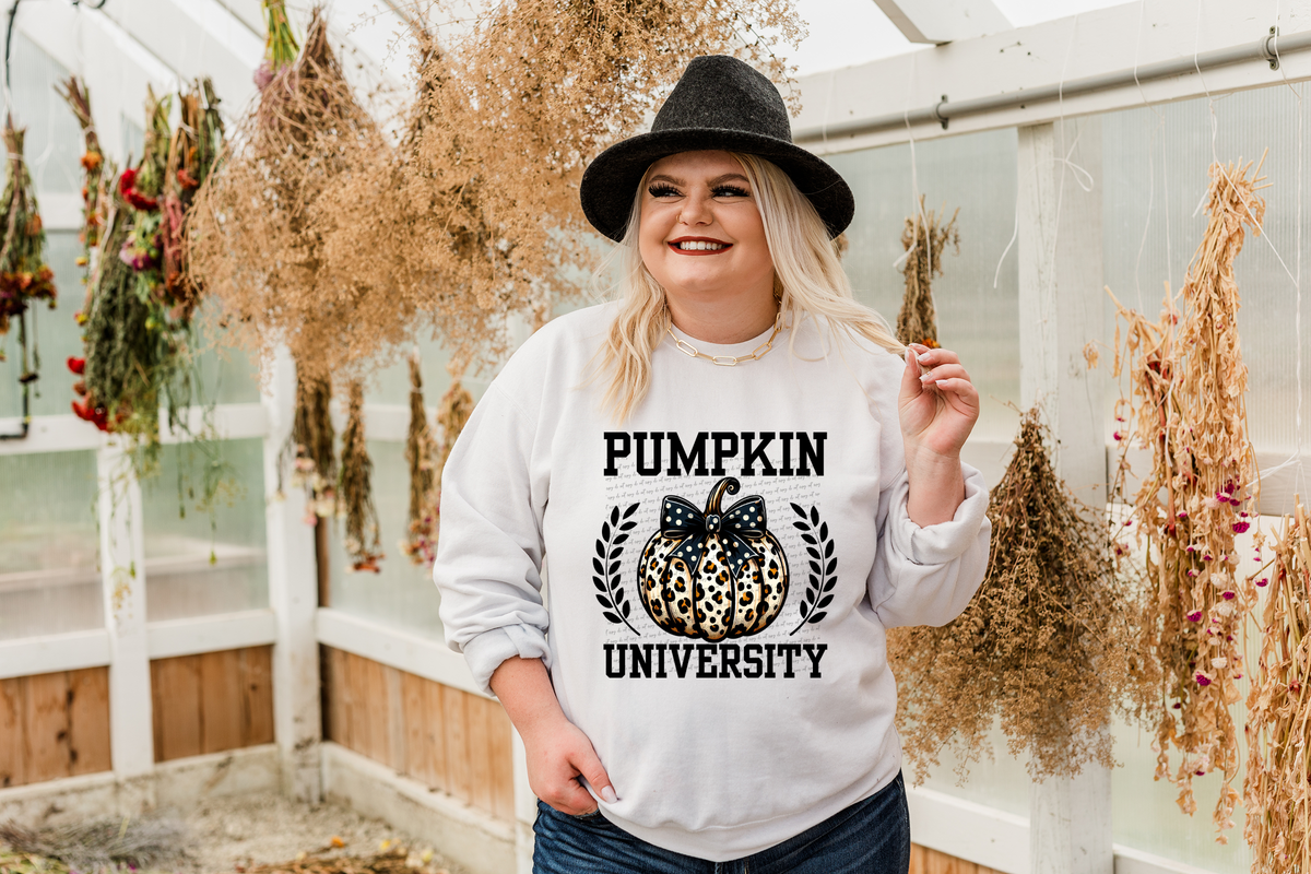 Pumpkin University Leopard Print 42657 DTF transfer