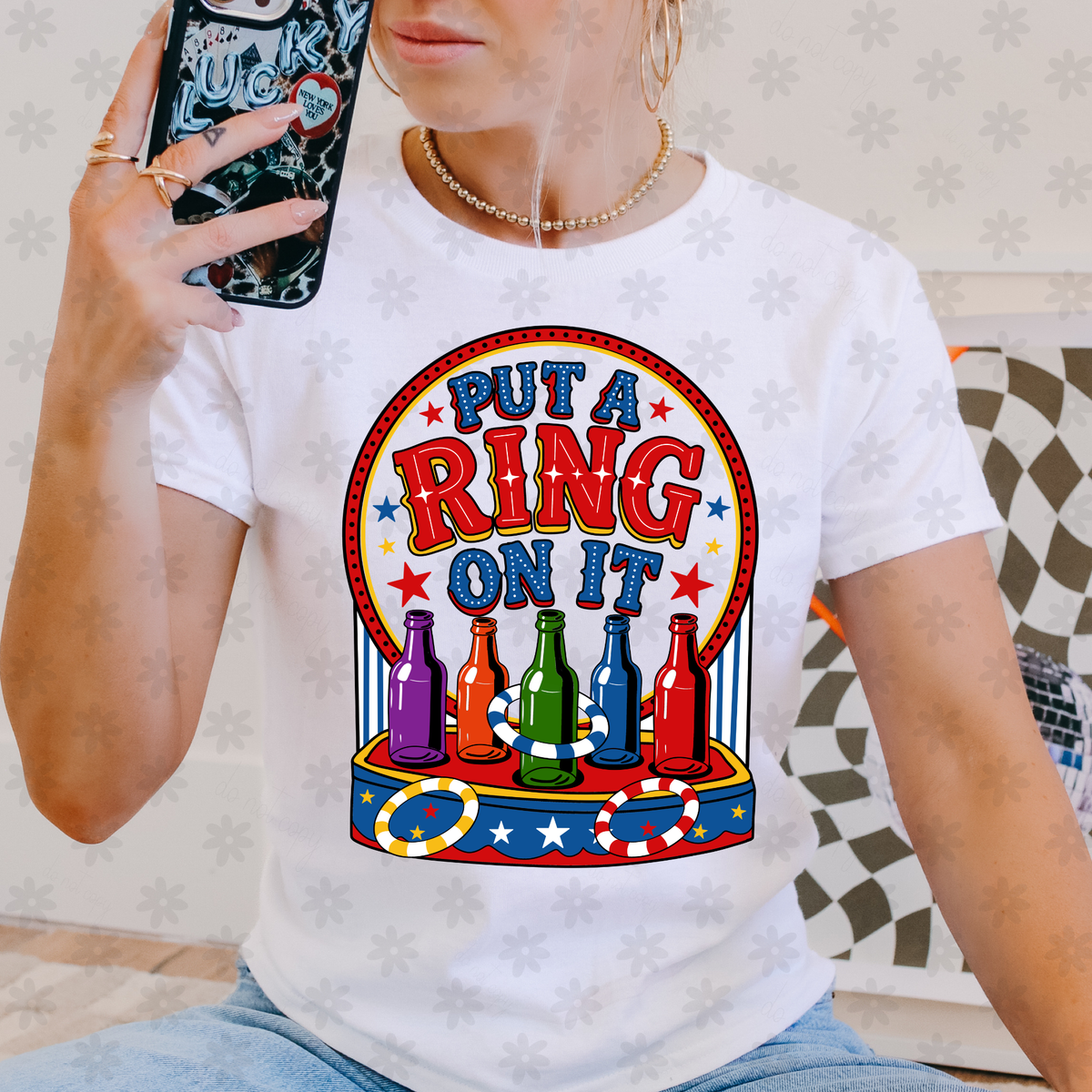 Put a ring on it carnival (Dyed) DTF Transfer