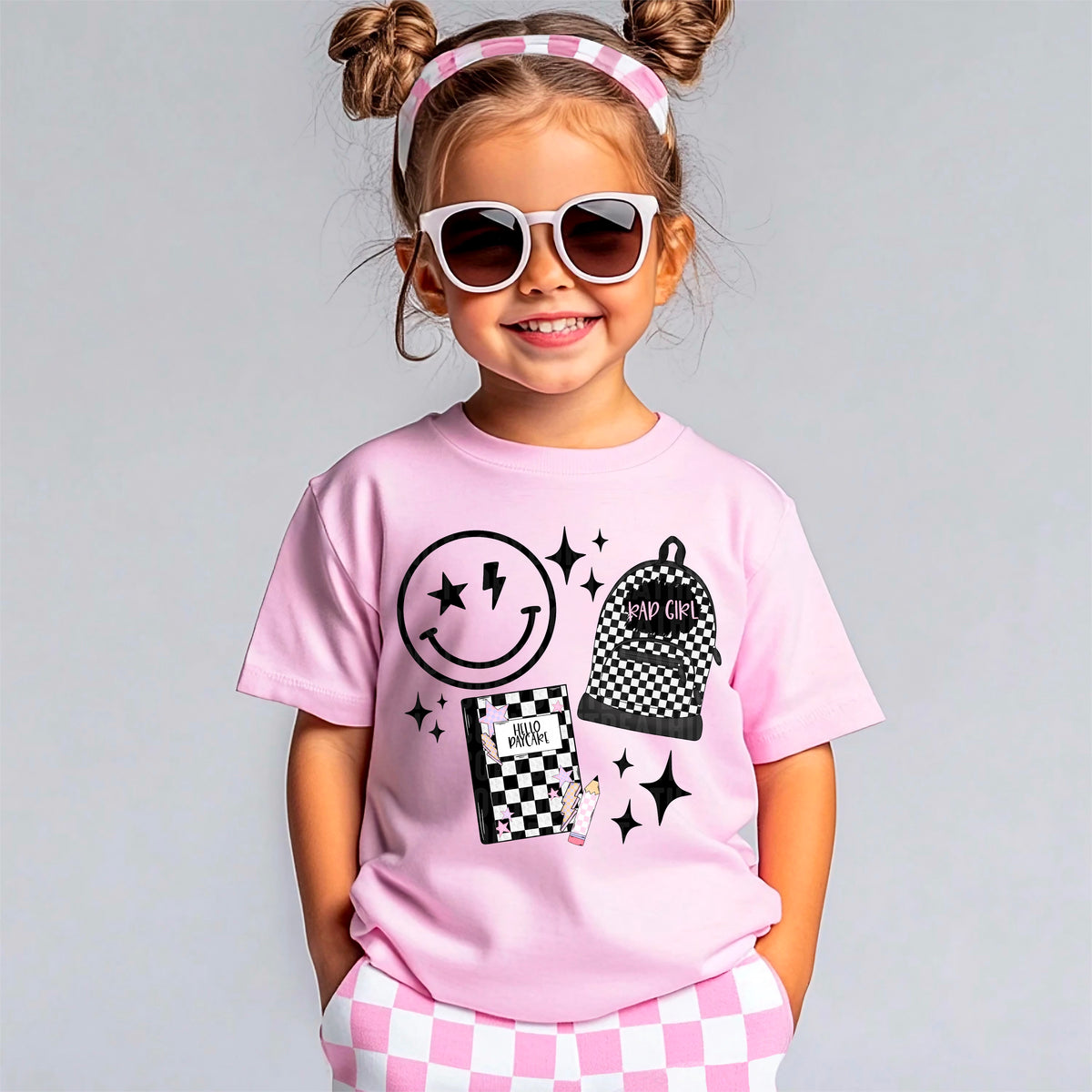 Rad Girl Hello Daycare 104428 DTF transfer