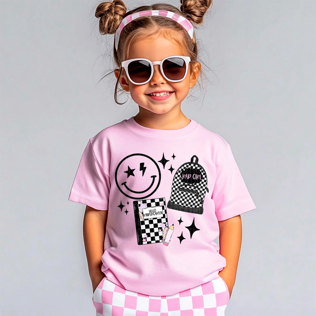 Rad Girl Hello Kindergarten 104432 DTF transfer