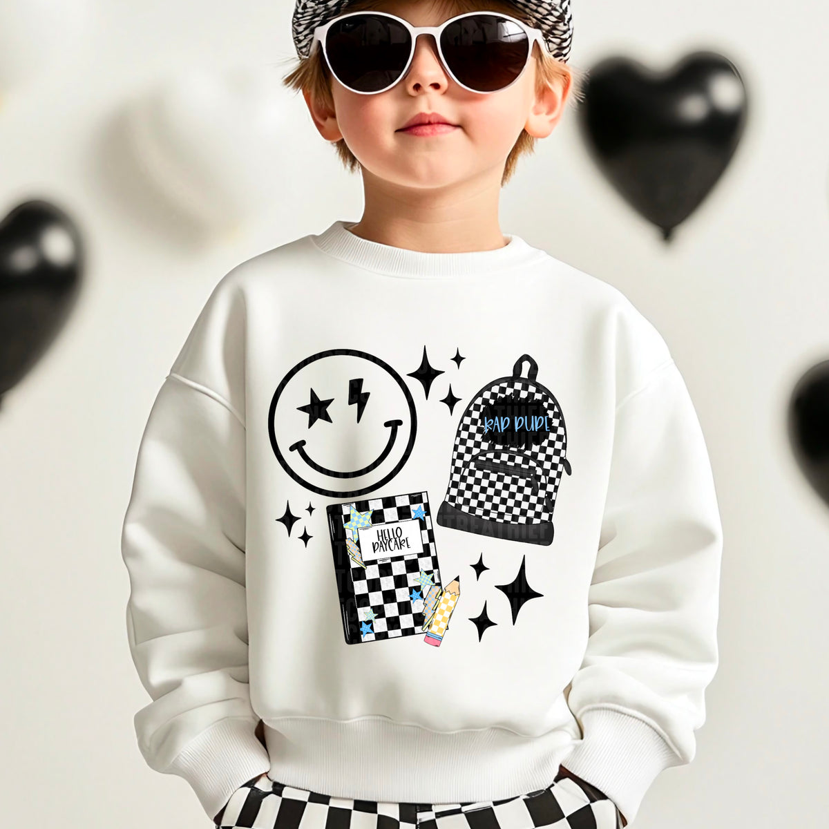 Rad Dude Hello Daycare 104446 DTF transfer