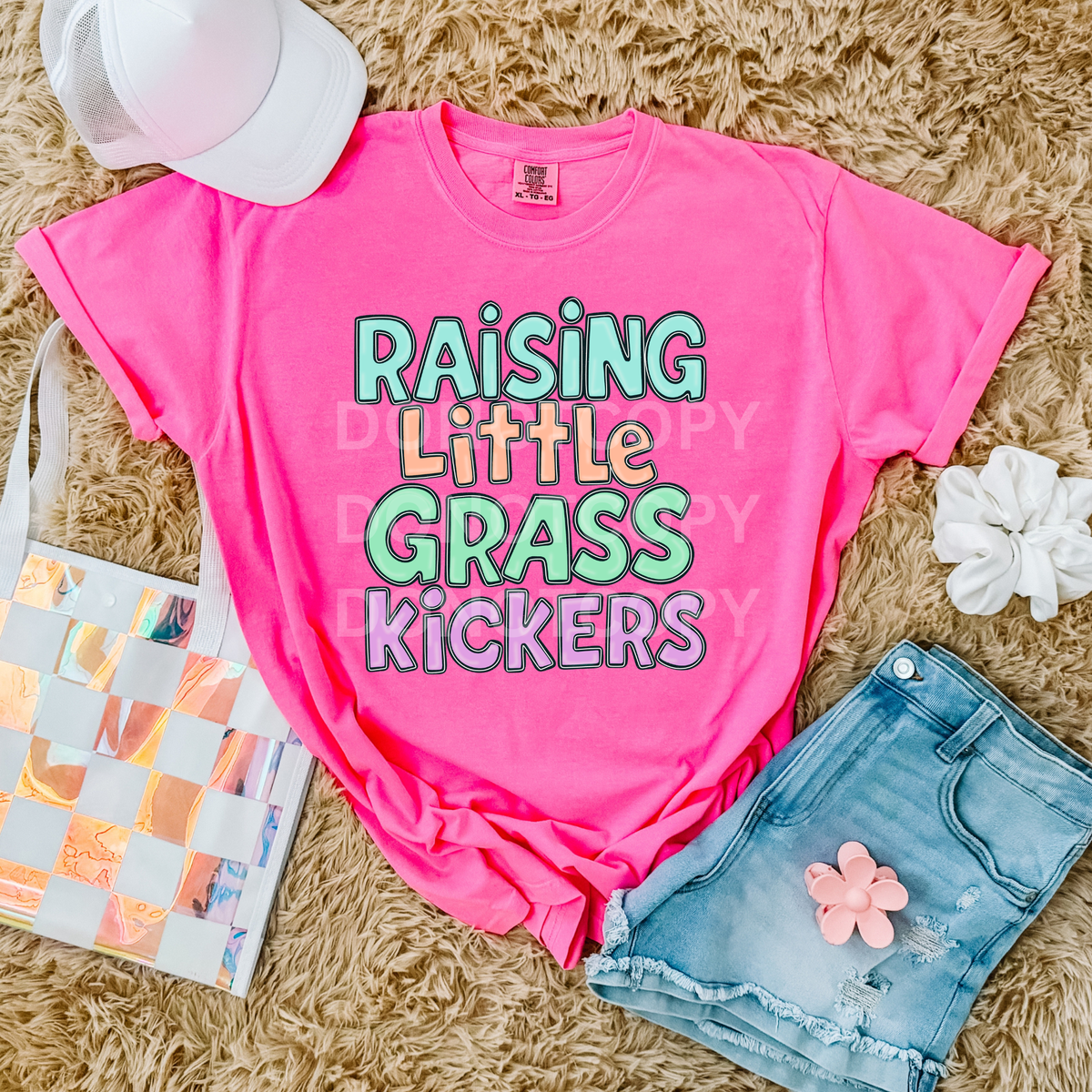Raising little grass kickers (CSG) DTF Transfer