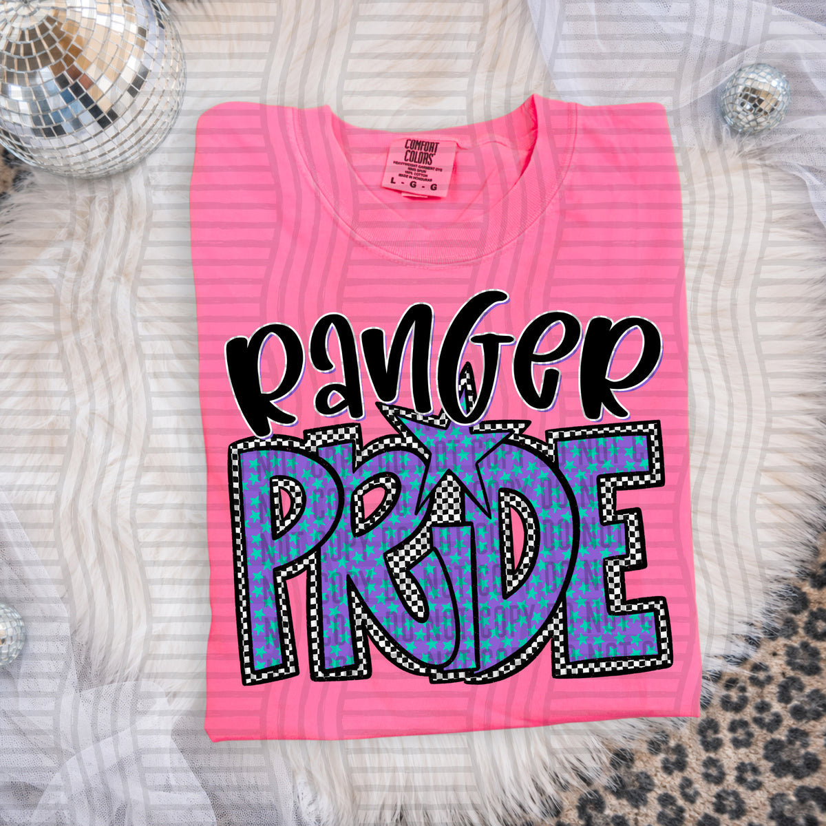 Ranger star pride (Caplinger) DTF transfer