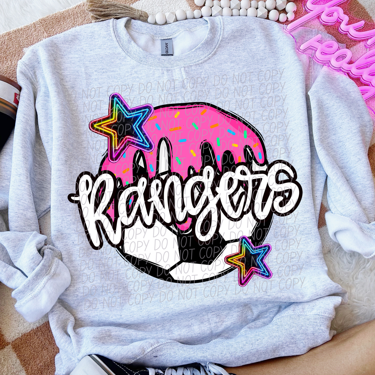 Dripping SOCCER Rangers (CITY) DTF transfer