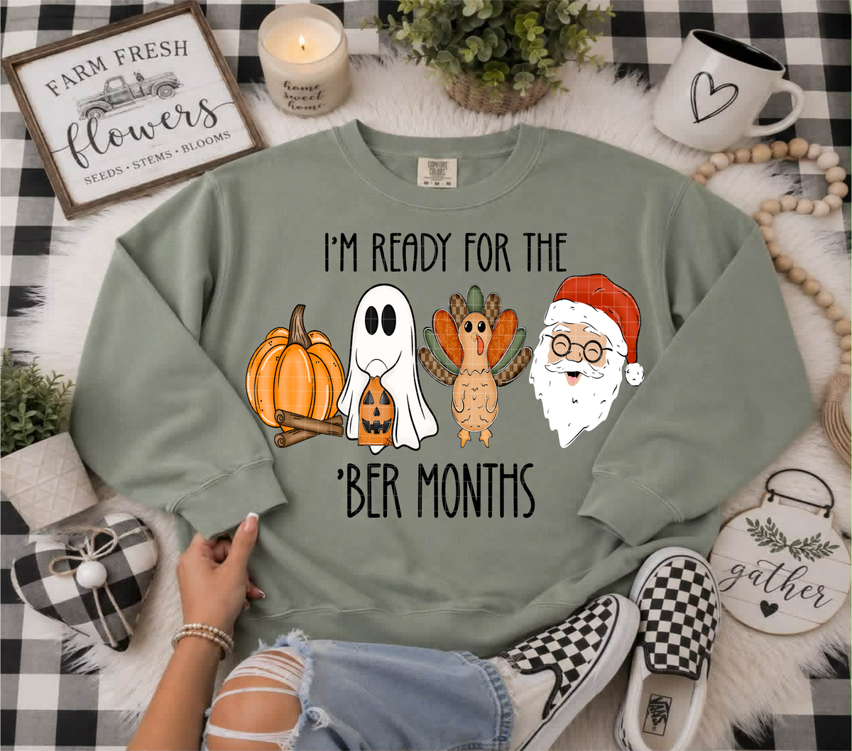 I'm ready for the ber months orange (Linda) DTF Transfer