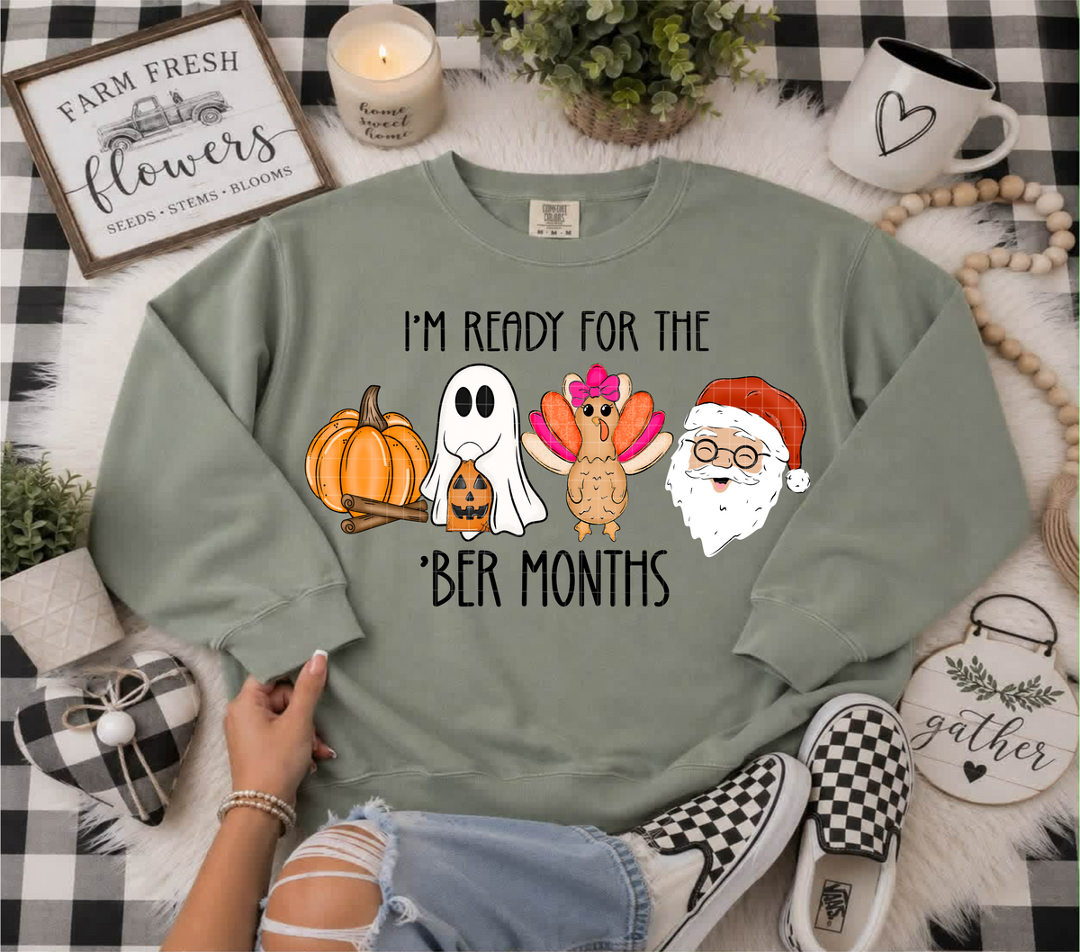 I'm ready for the ber months pink (Linda) DTF Transfer