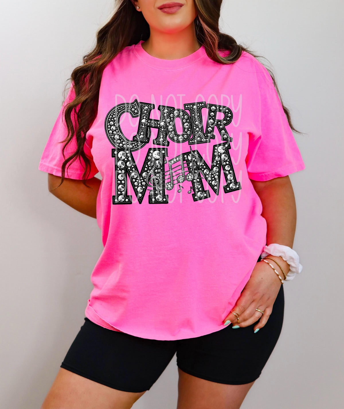 Choir mom RHINESTONE DTF transfer