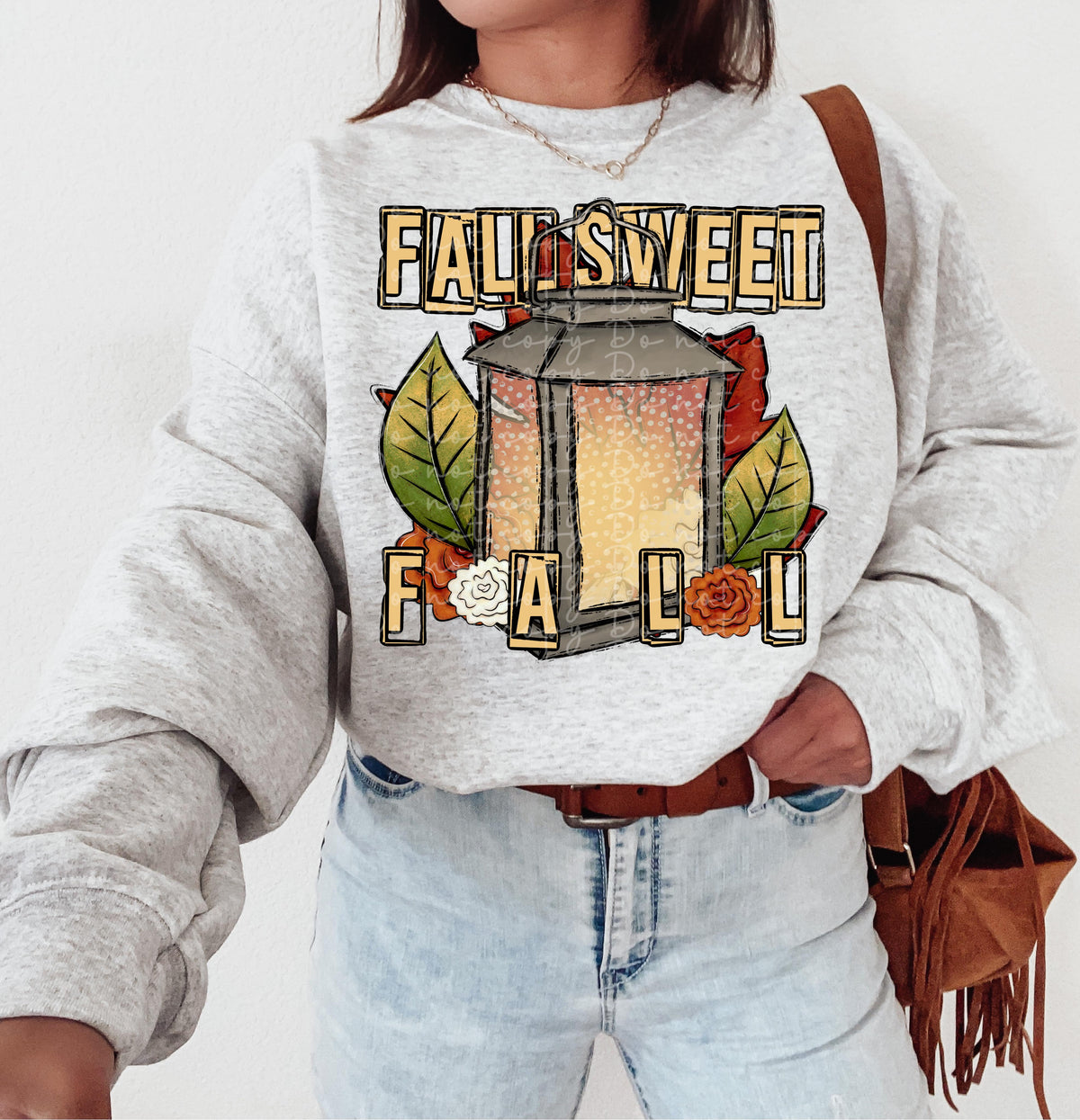 Fall sweet fall with lantern DTF TRANSFER