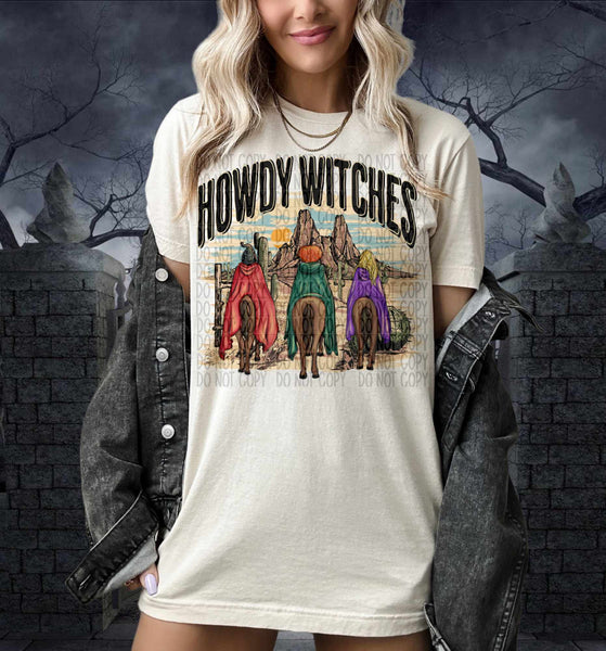 Howdy witches horses DTF TRANSFER