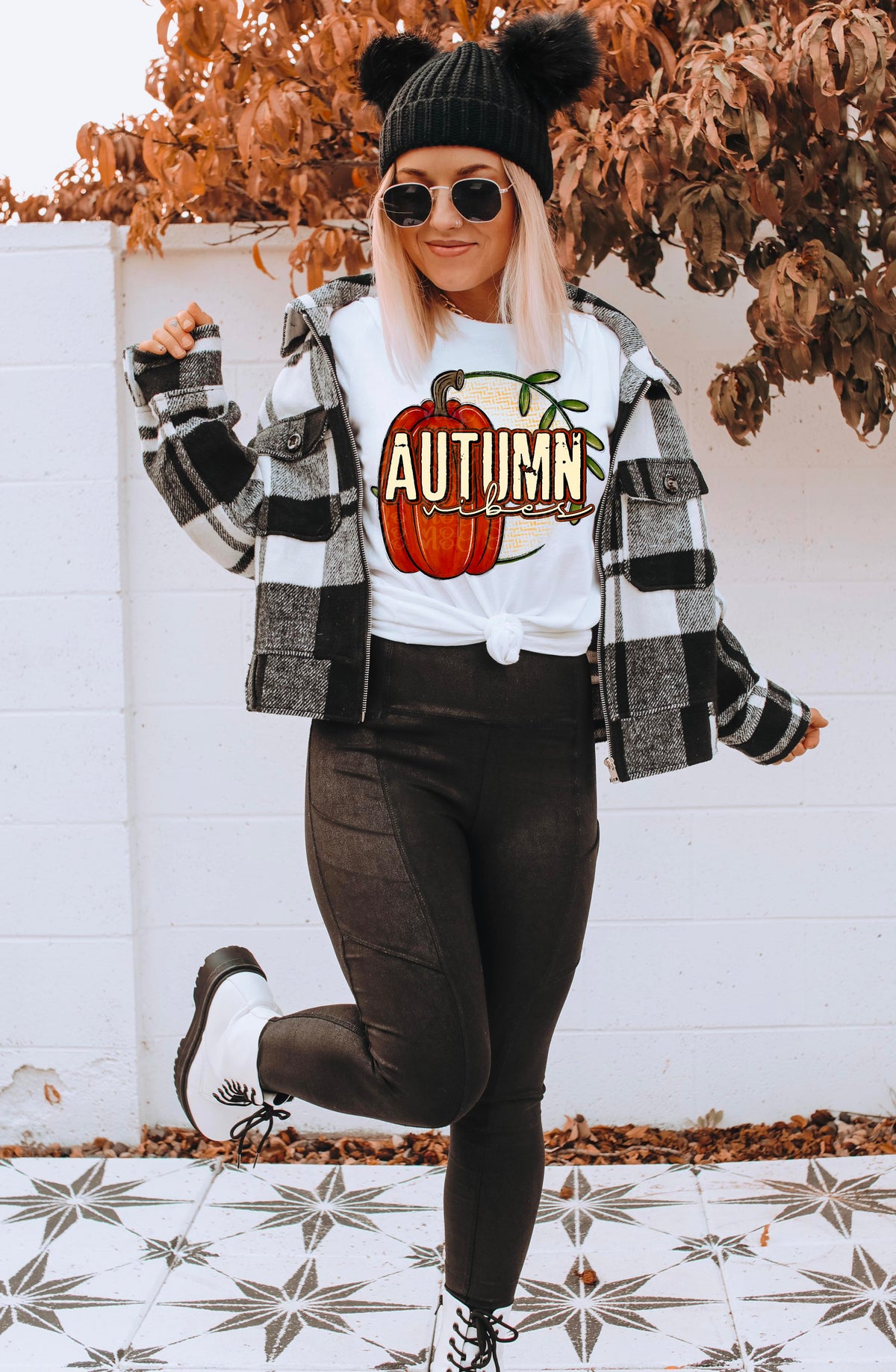 AUTUMN vibes (orange pumpkin) 2377 DTF TRANSFER