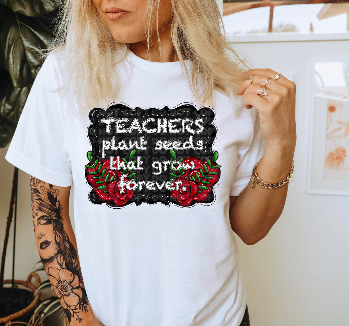 Teachers plant seeds that grow forever 2294 DTF Transfer
